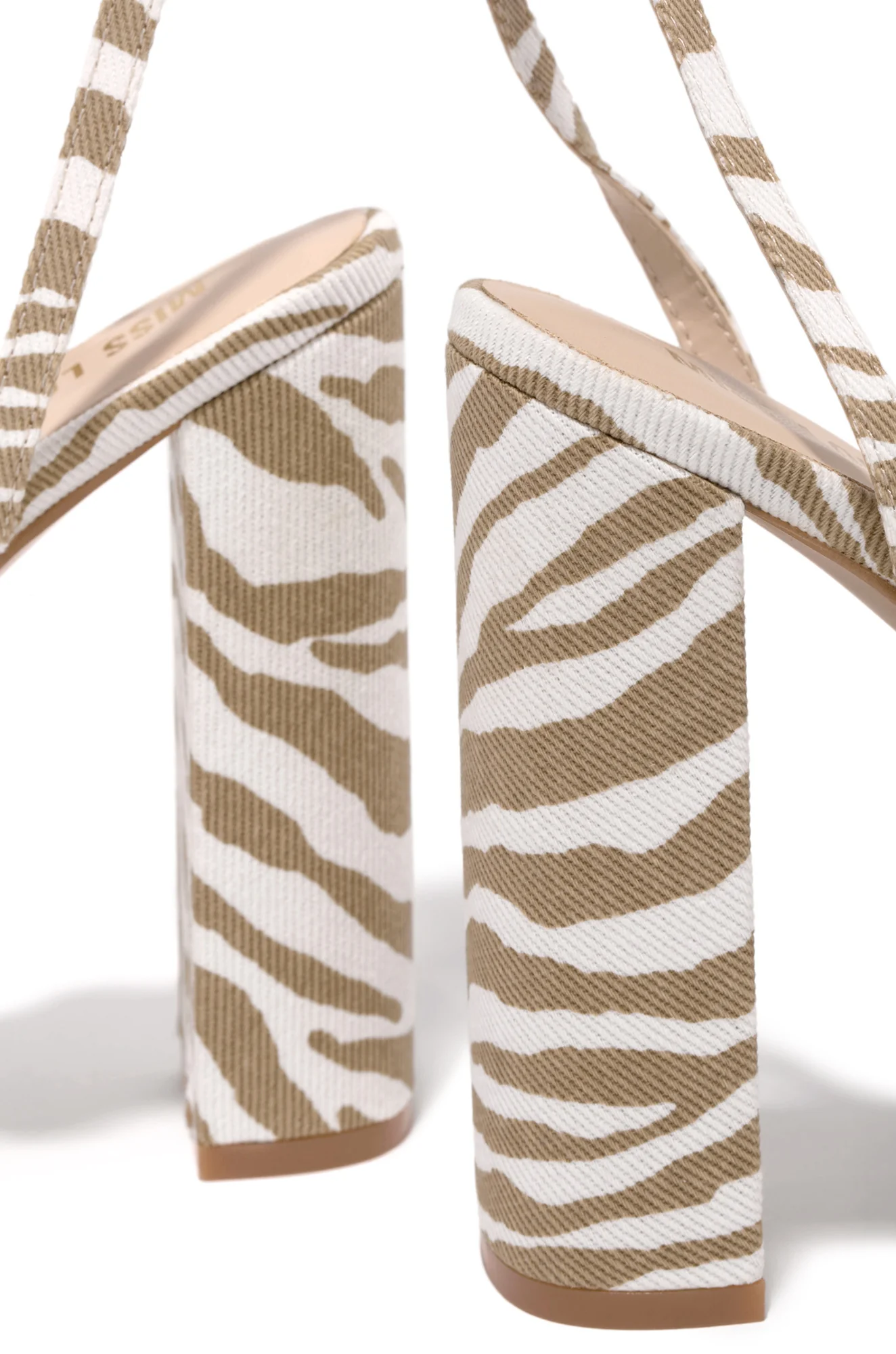 Paige Block High Heel Platforms - Print - Image 6