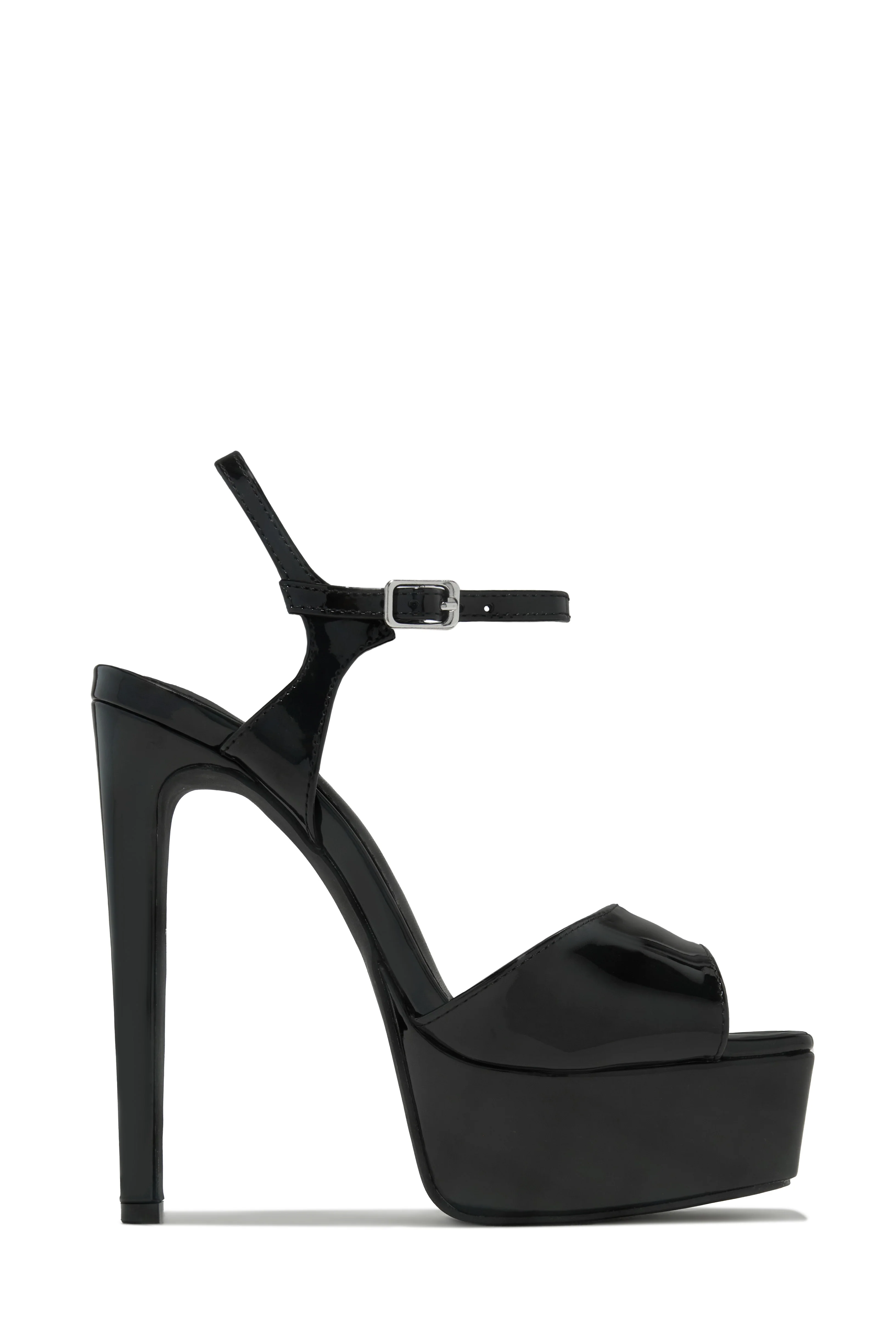 Paulina Platform High Heels - Black - Image 3