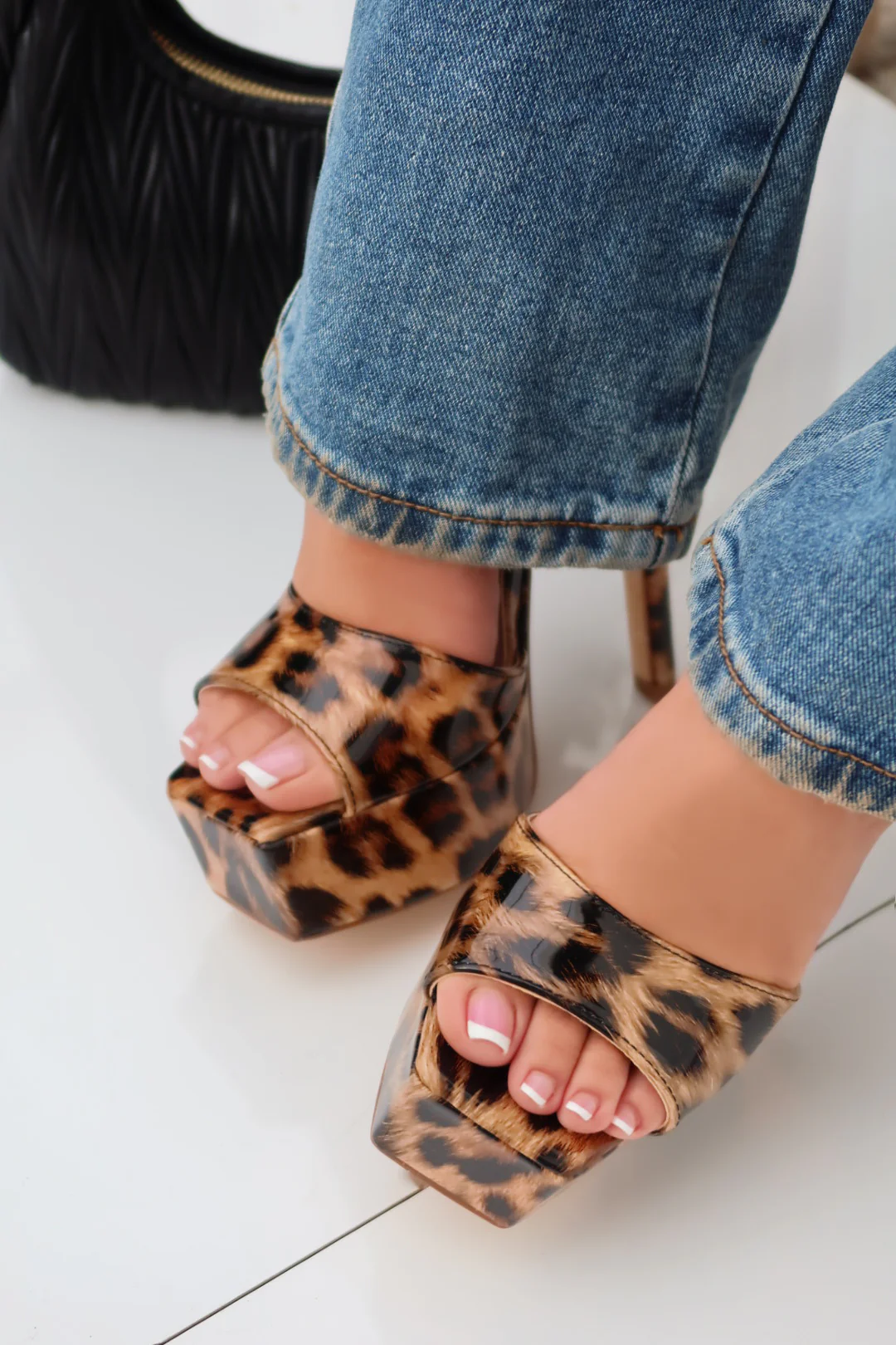 Paulina Platform High Heels - Leopard - Image 3