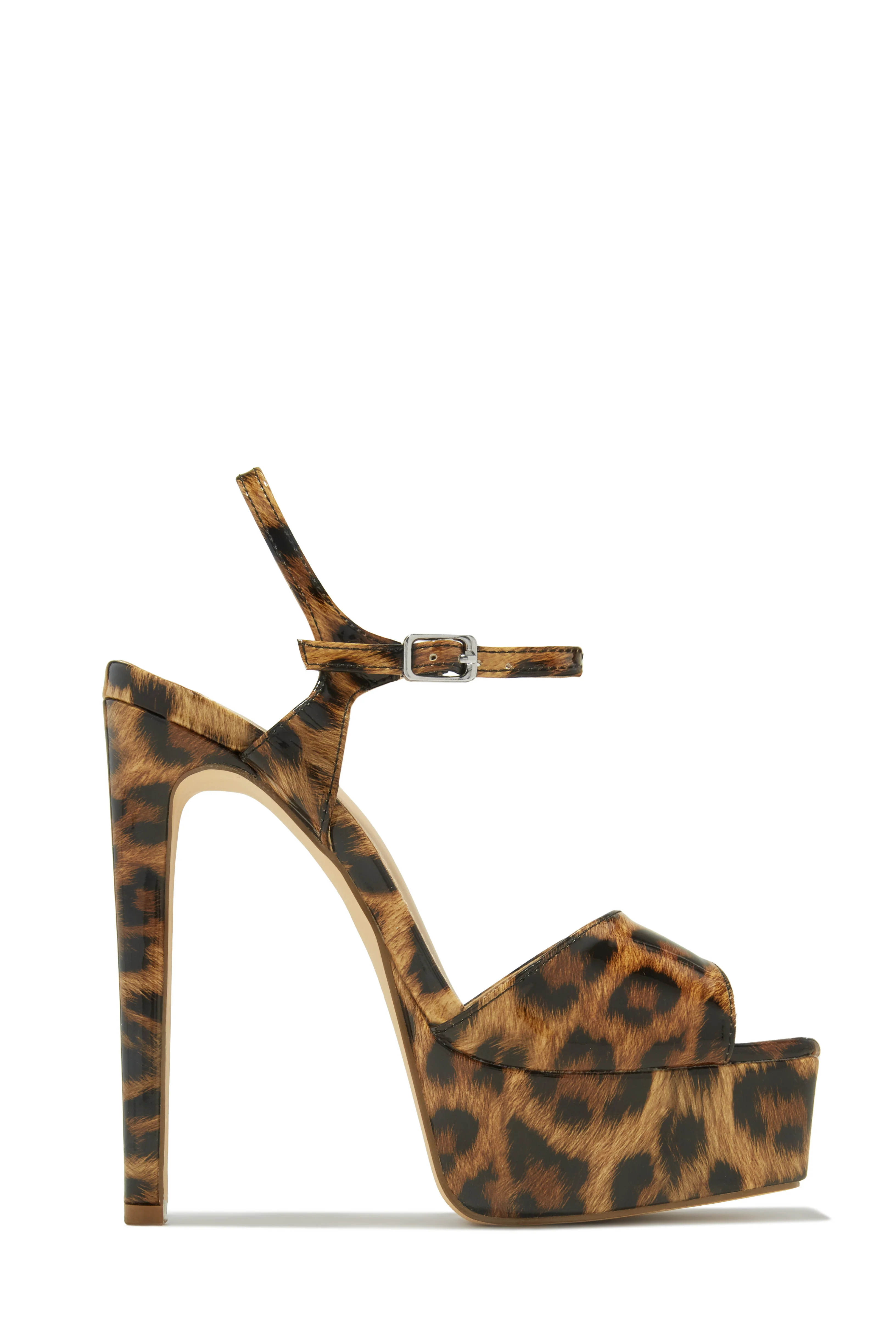 Paulina Platform High Heels - Leopard - Image 6
