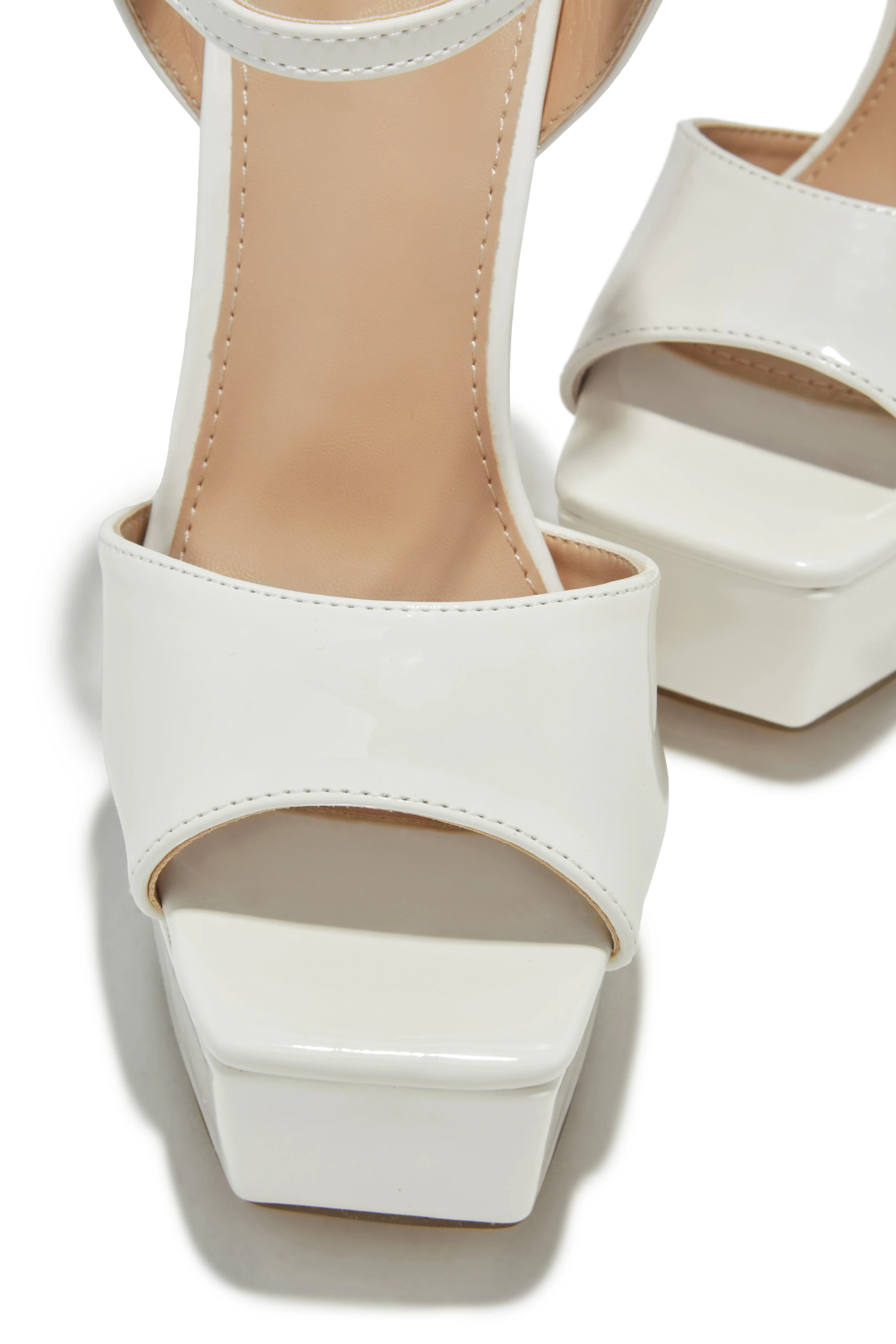 Paulina Platform High Heels - White - Image 6