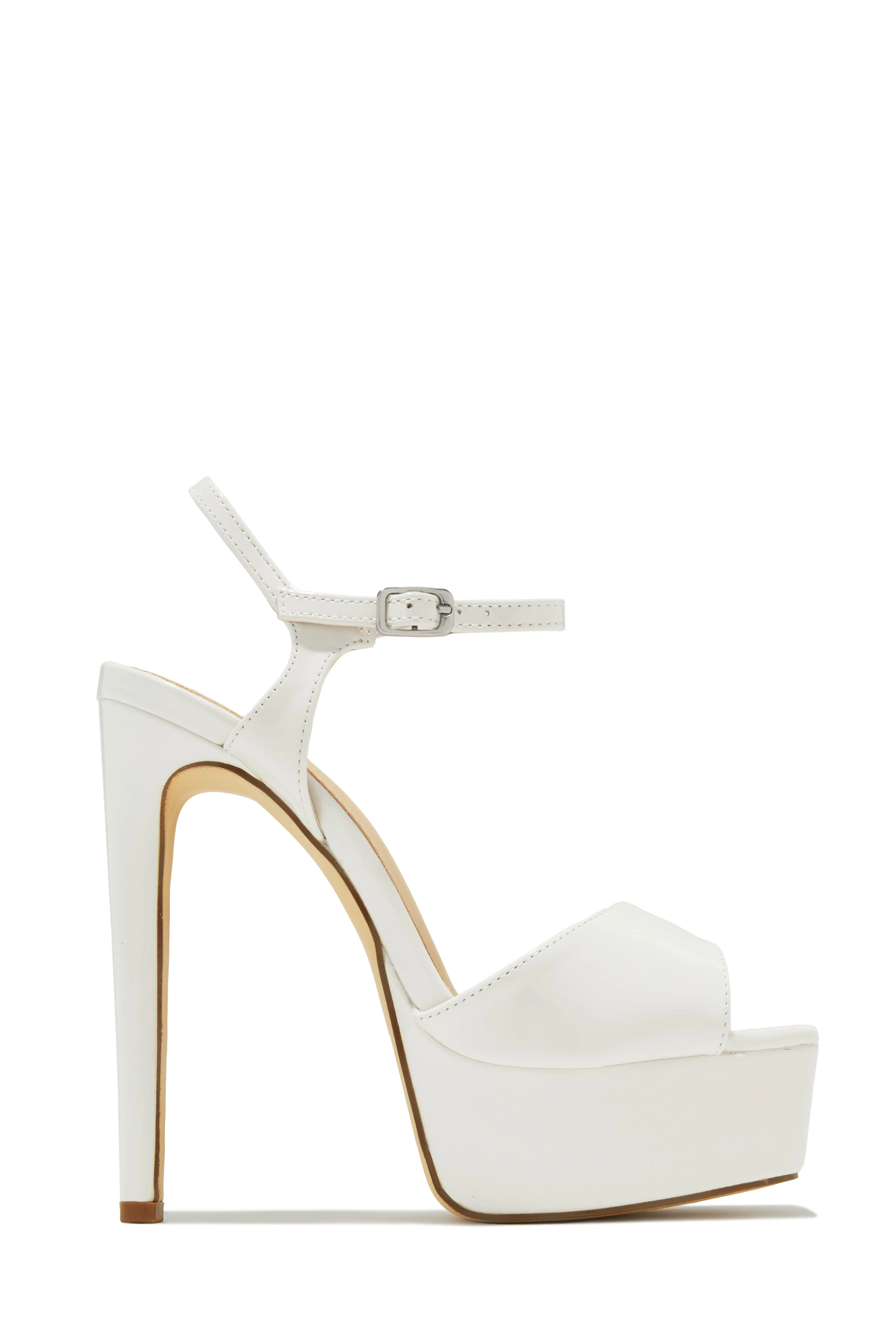 Paulina Platform High Heels - White - Image 8