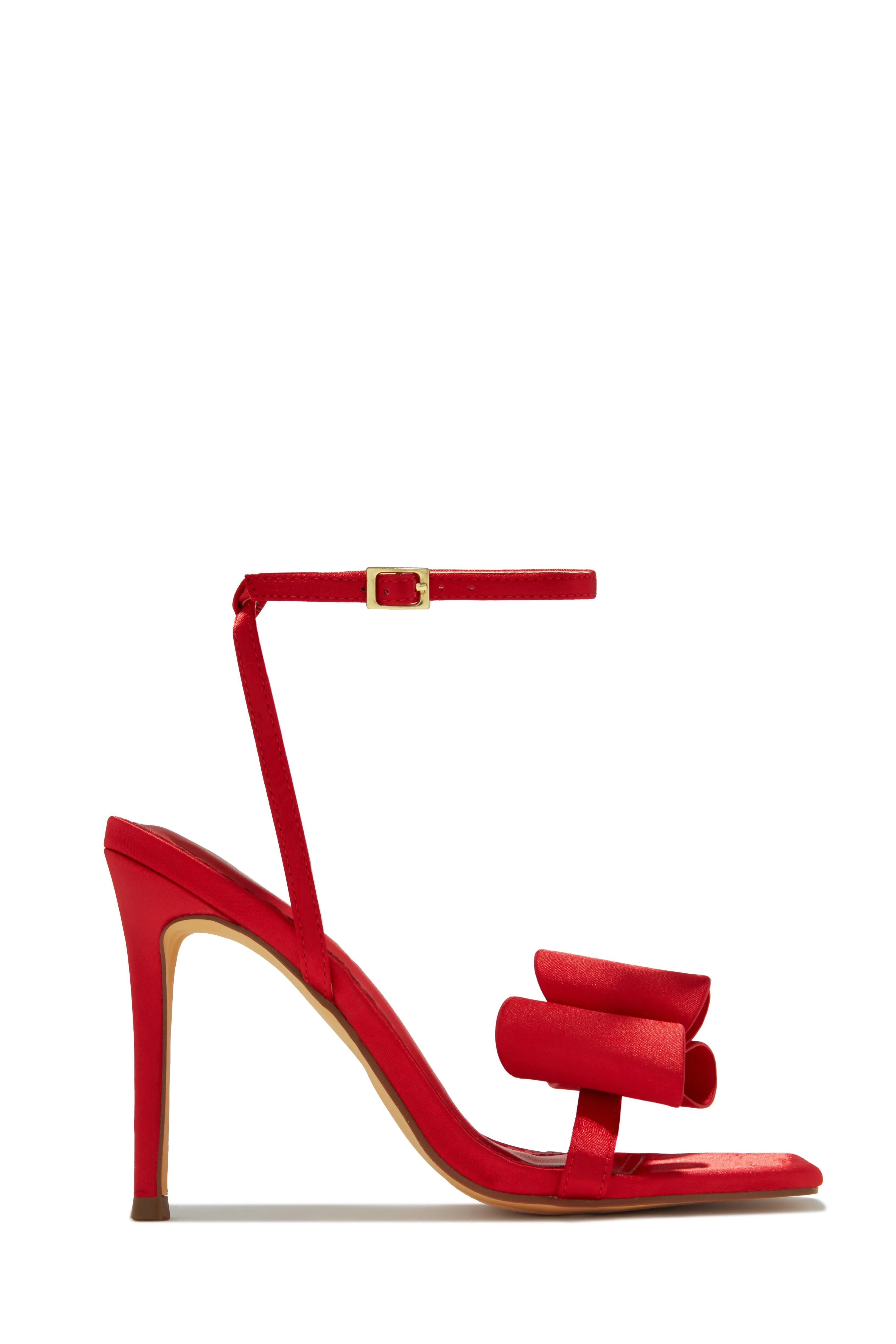 Pretty Nights Bow High Heels - Ivory - Image 8