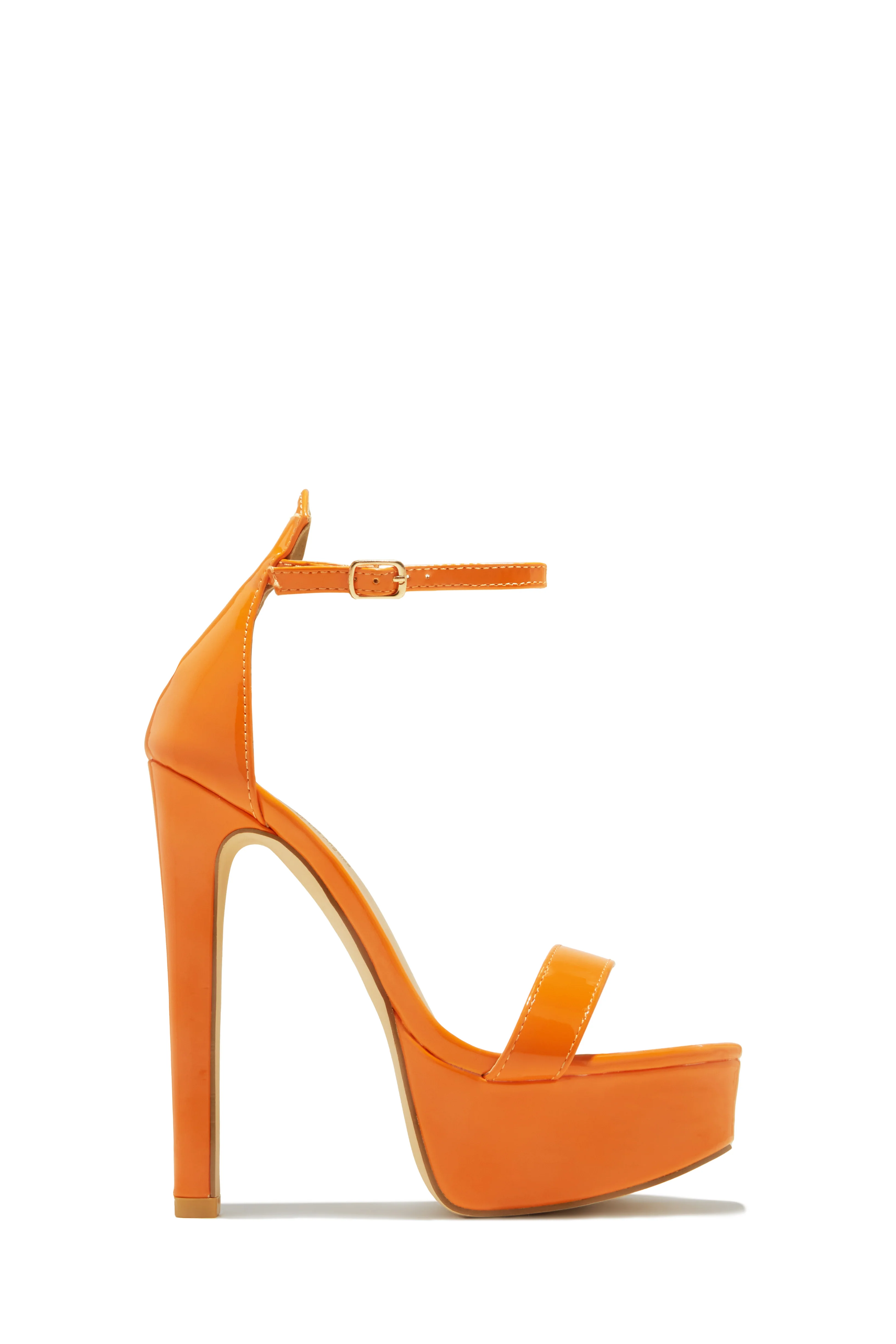 Raylee Platform High Heels - Orange - Image 5