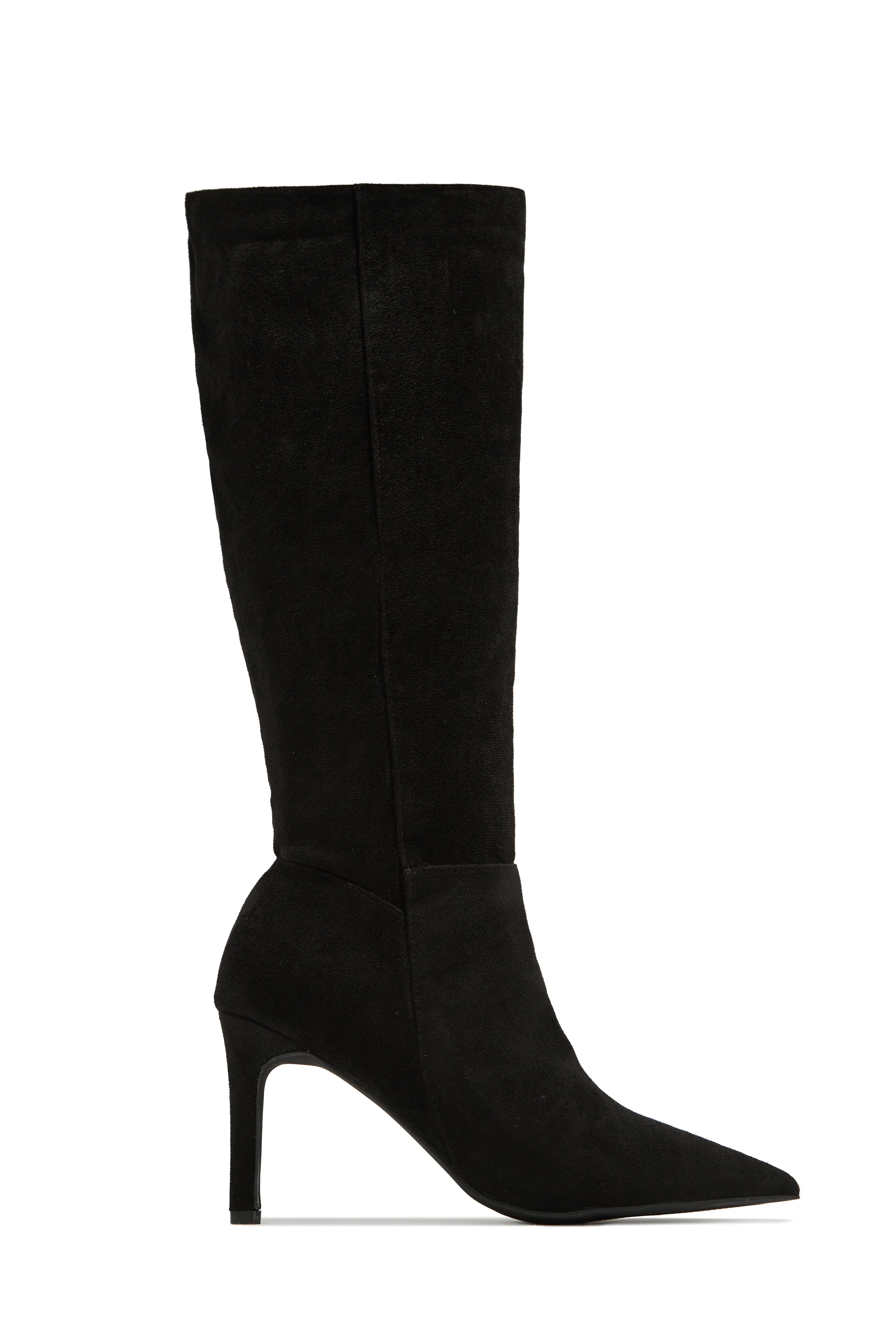 Scarlette Below The Knee Heel Boots - Black - Image 8