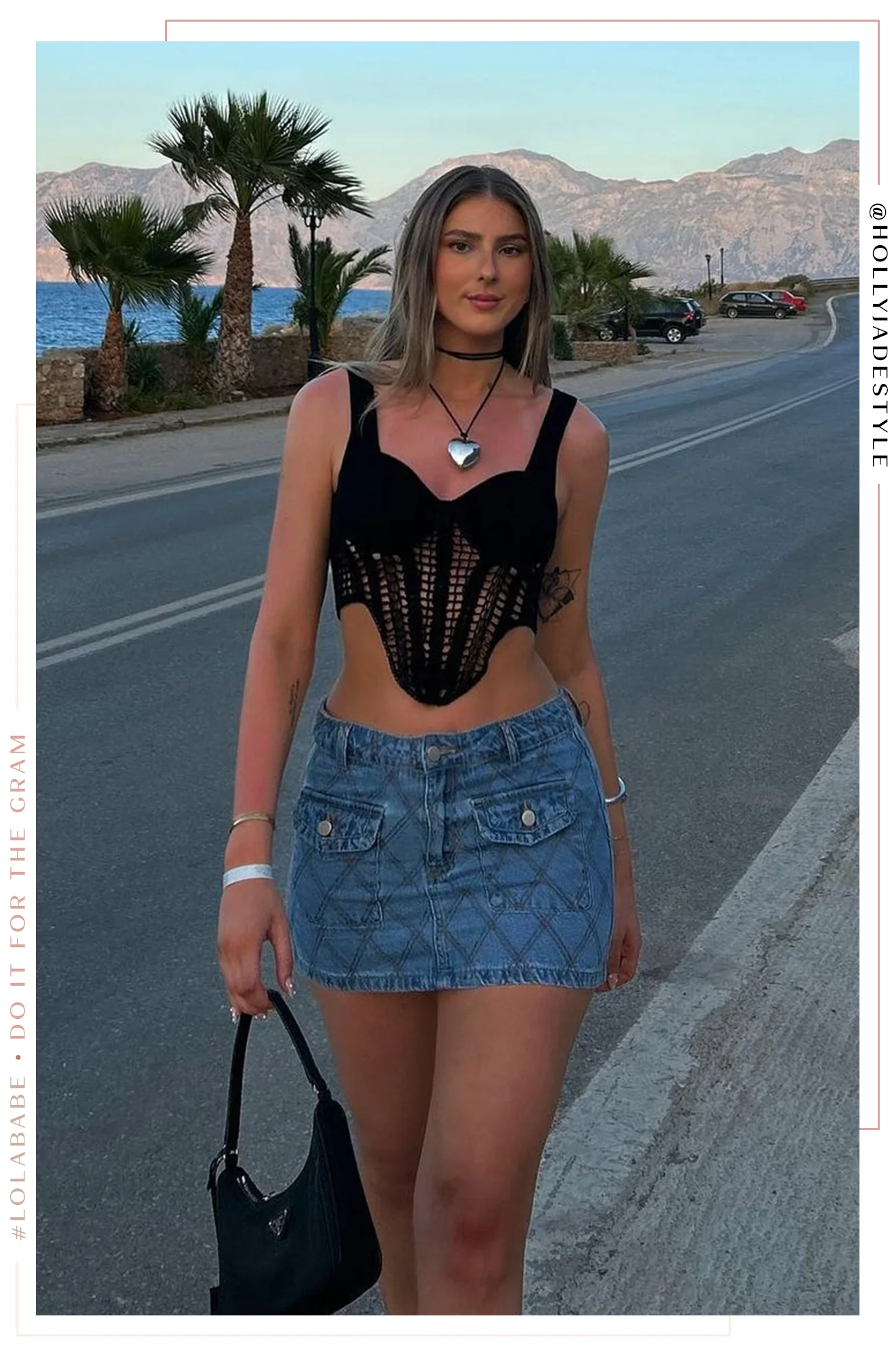 Sheyna Denim Skirt - Denim - Image 4