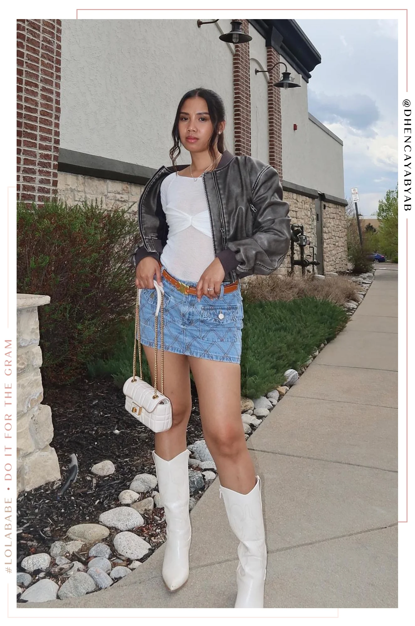 Sheyna Denim Skirt - Denim - Image 5