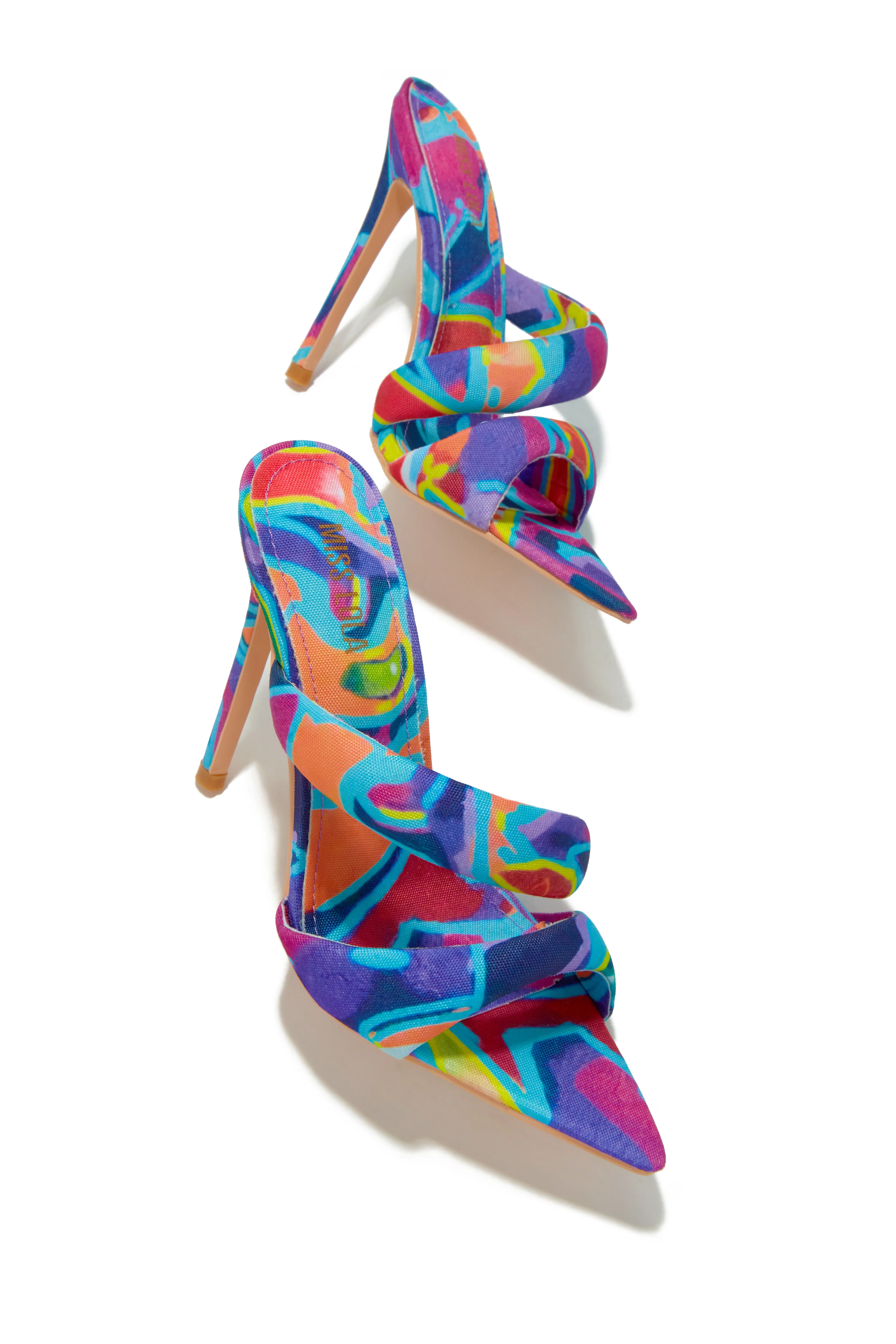 Ryett High Heel Mules - Multi - Image 4