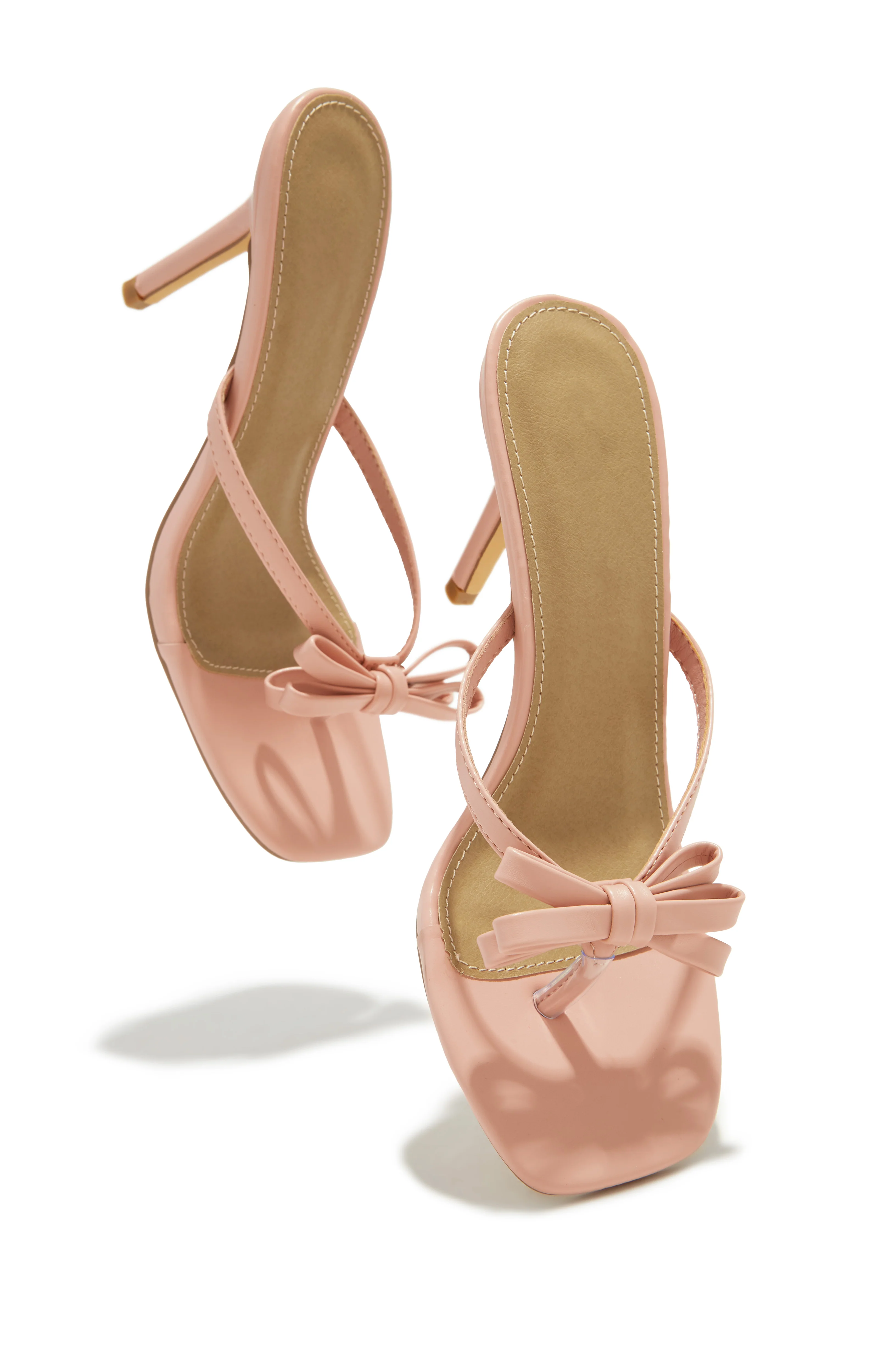 Sofie Coquette Mule Heels - Pink - Image 2