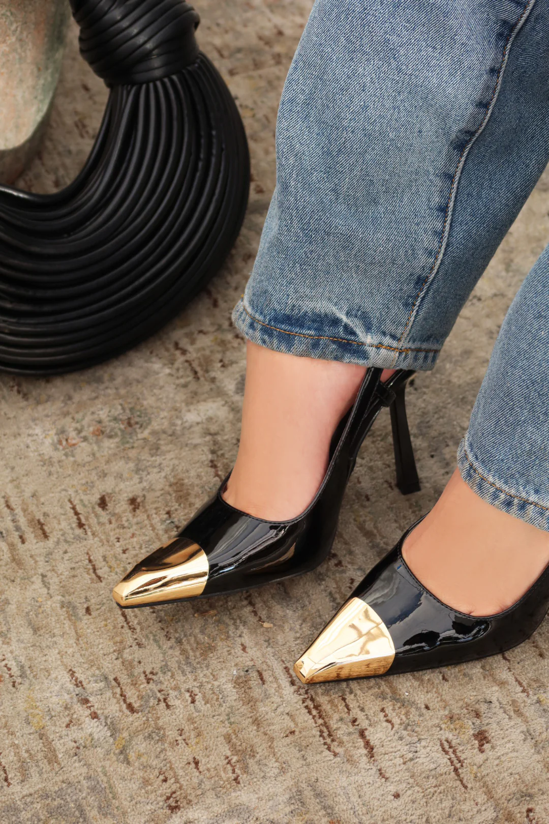 Sophia Slingback Pumps - Black - Image 2