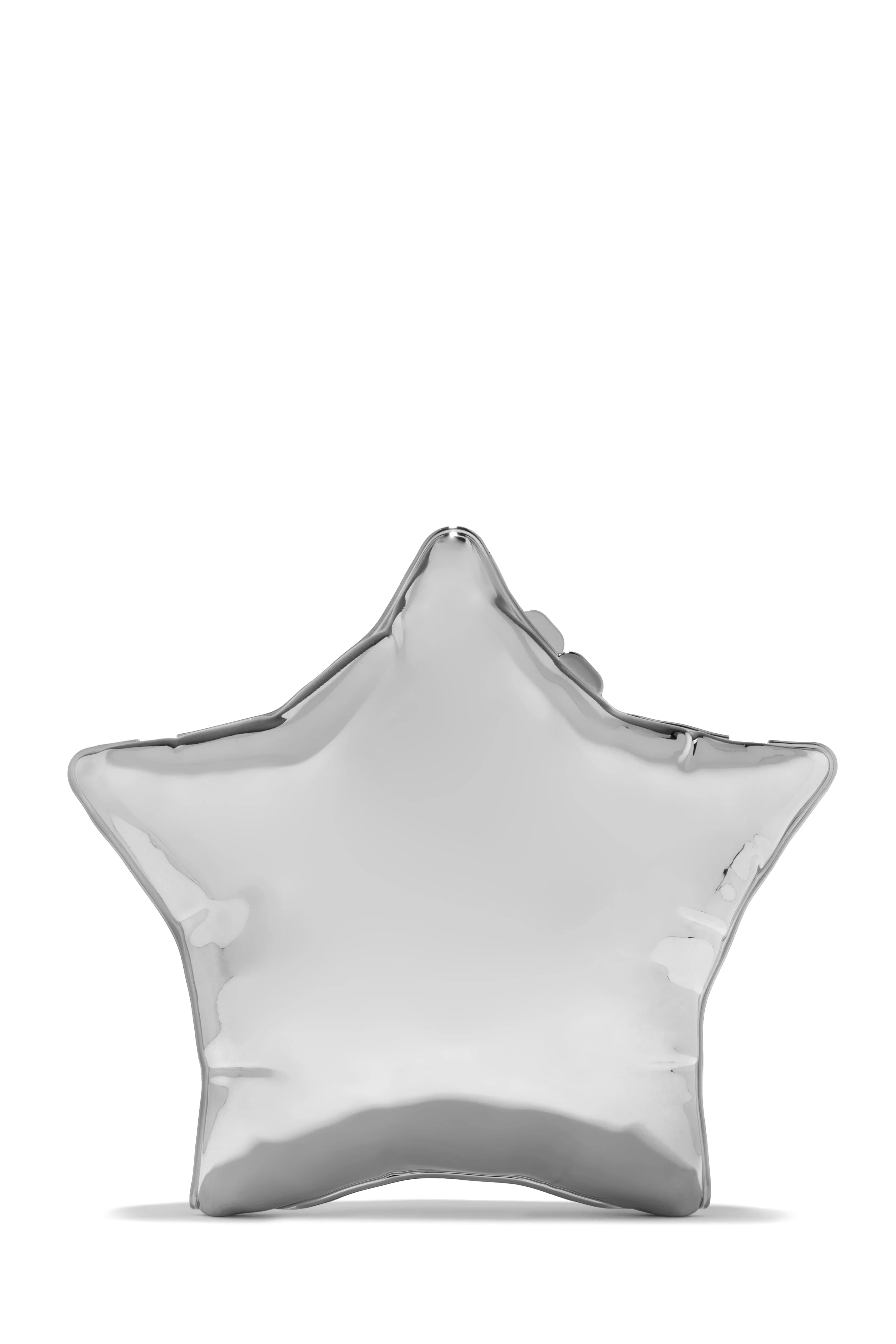 Star Girl Balloon Clutch Bag - Silver - Image 5