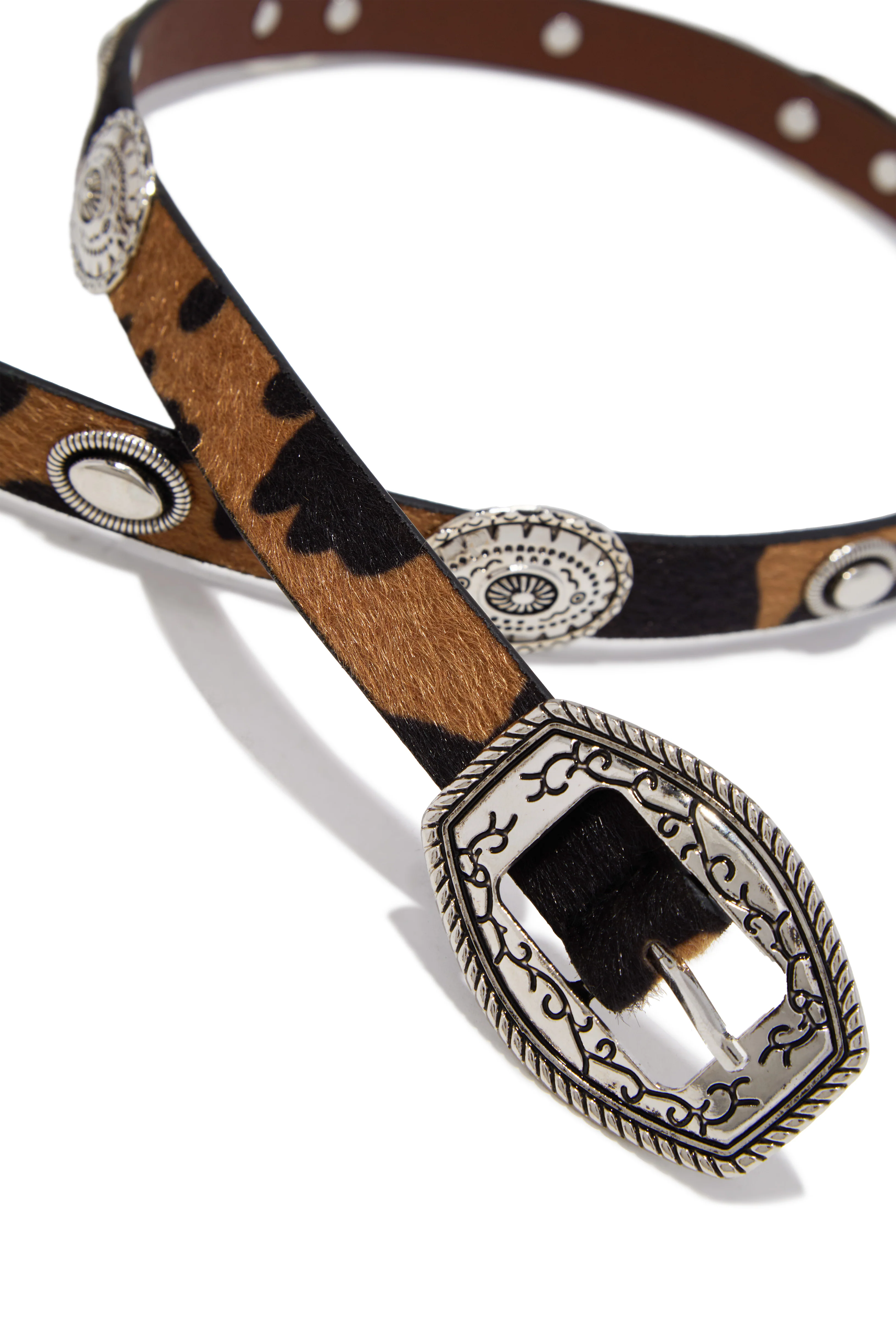 Stella Adjustable Belt - Cow