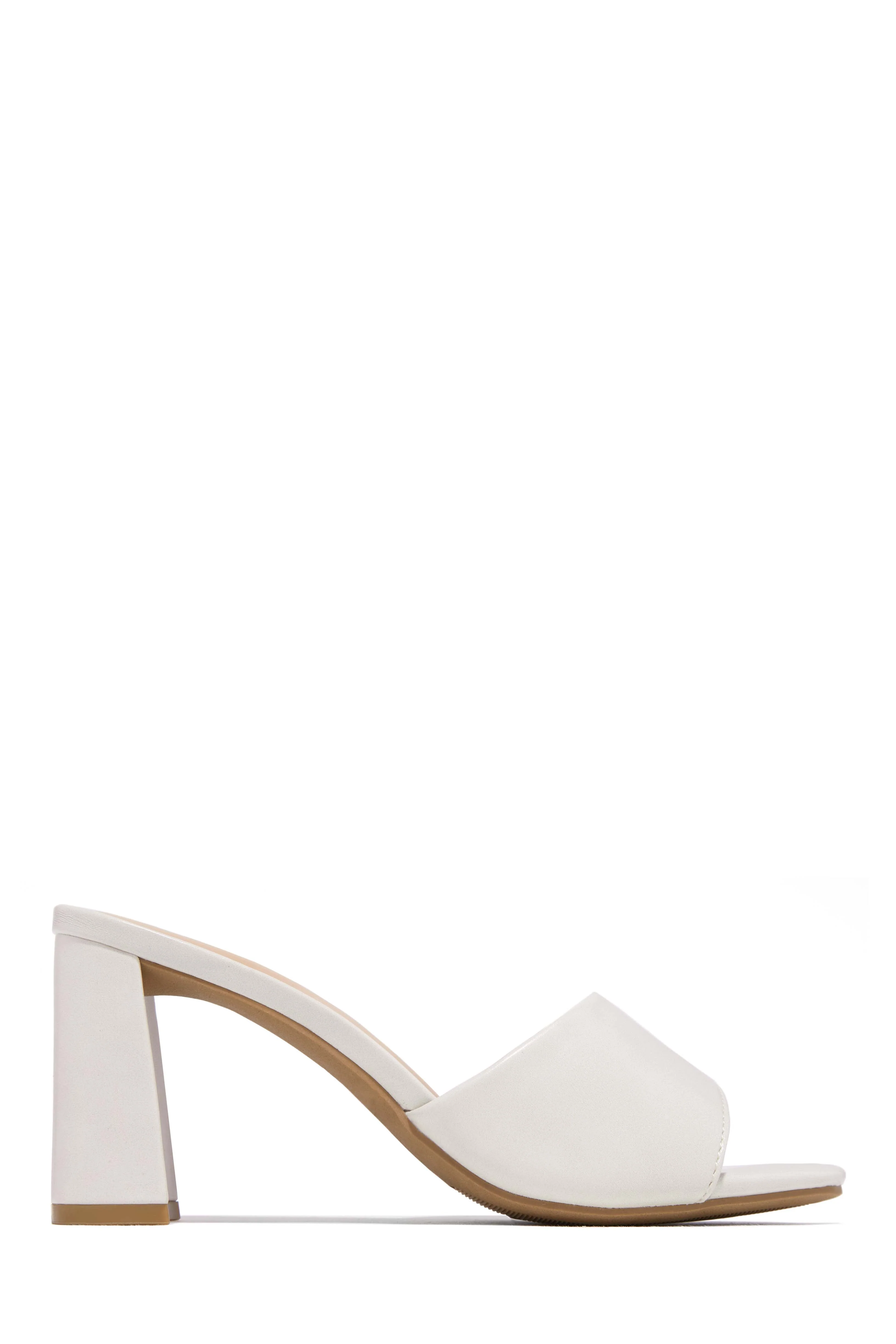 Sylva Block Heel Mules - Silver - Image 10