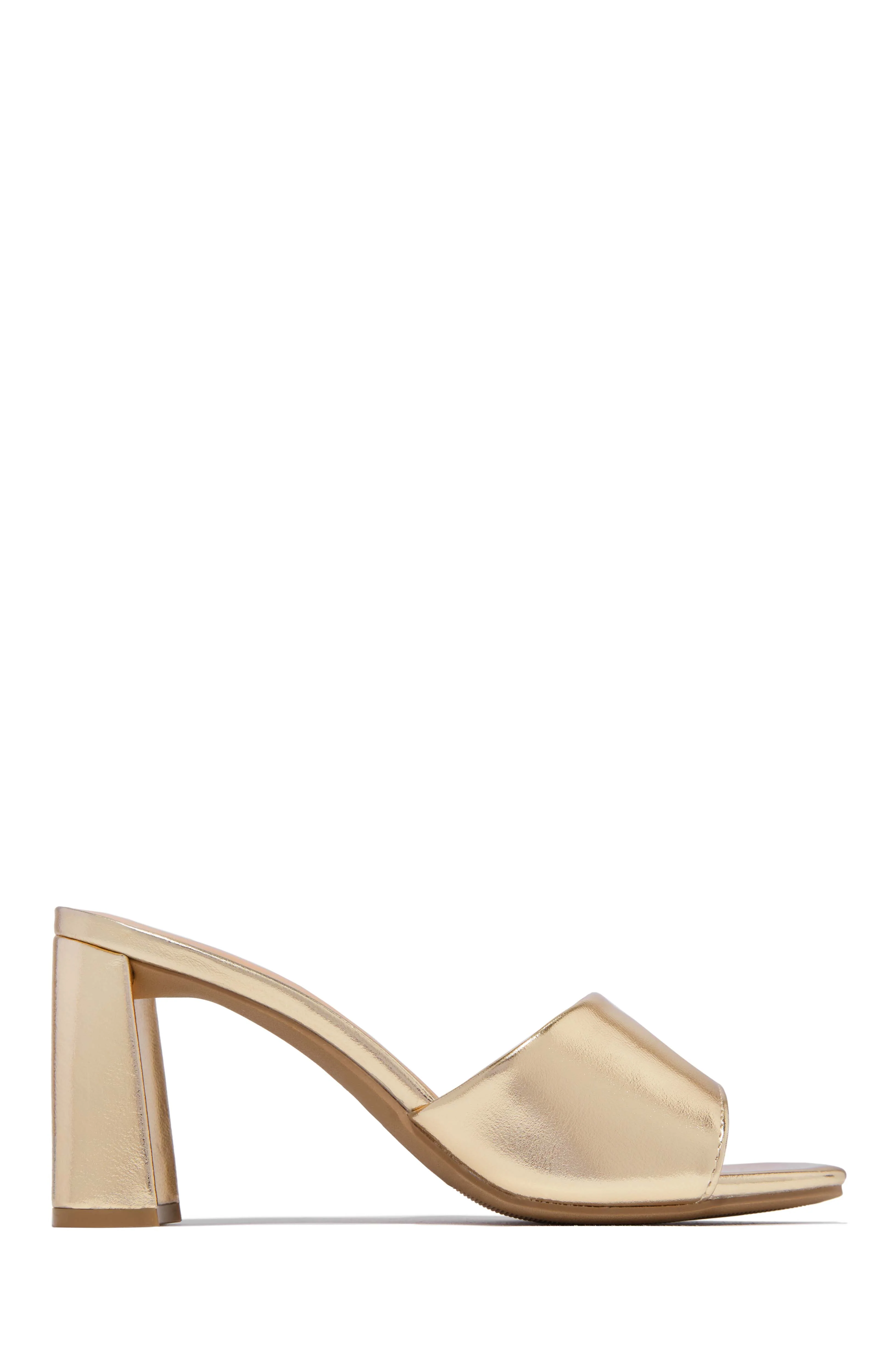 Sylva Block Heel Mules - Silver - Image 6