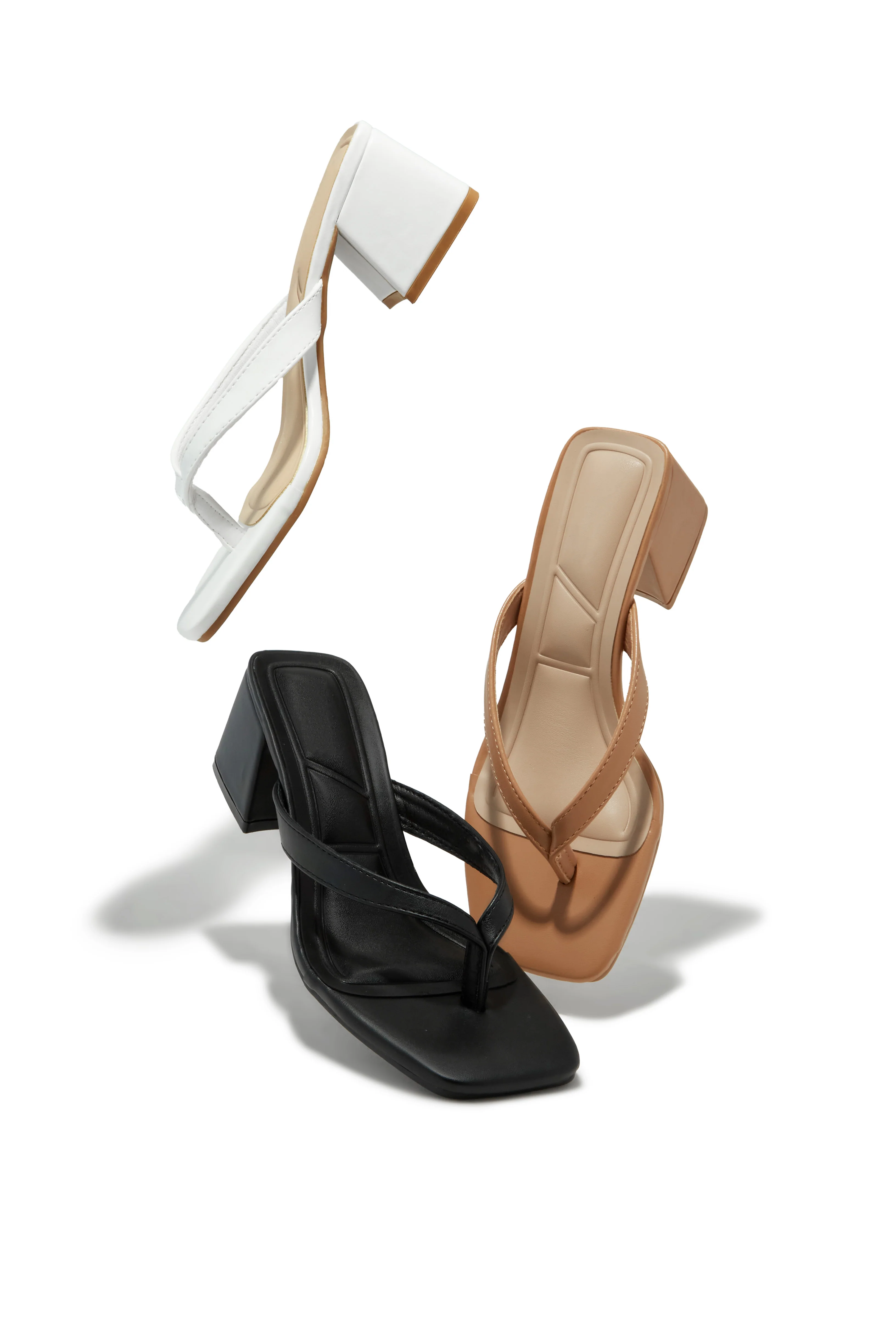 Talia Block Heel Mules - Black - Image 4