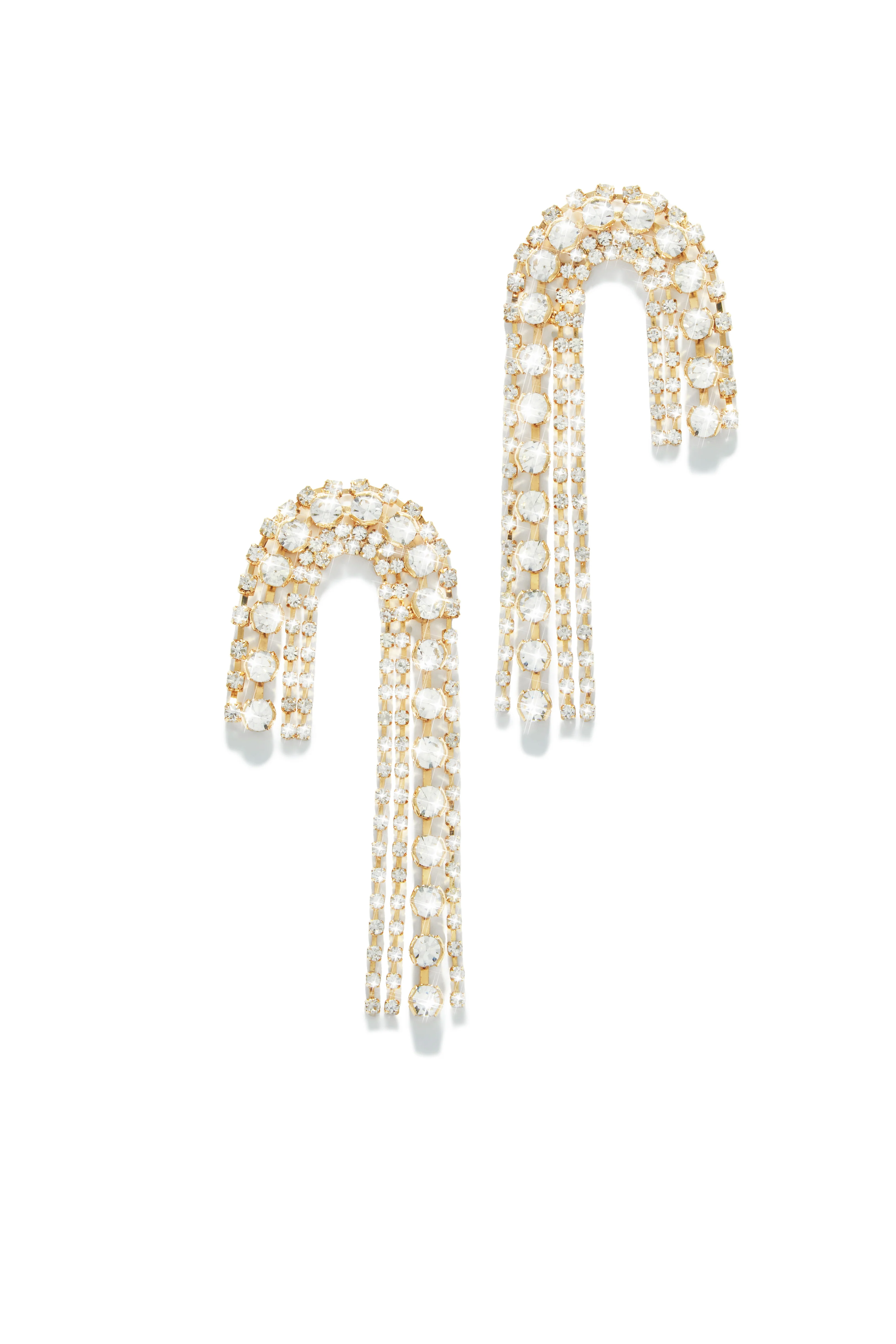 Thalassa Embellished Statement Earring - Gold - Image 4
