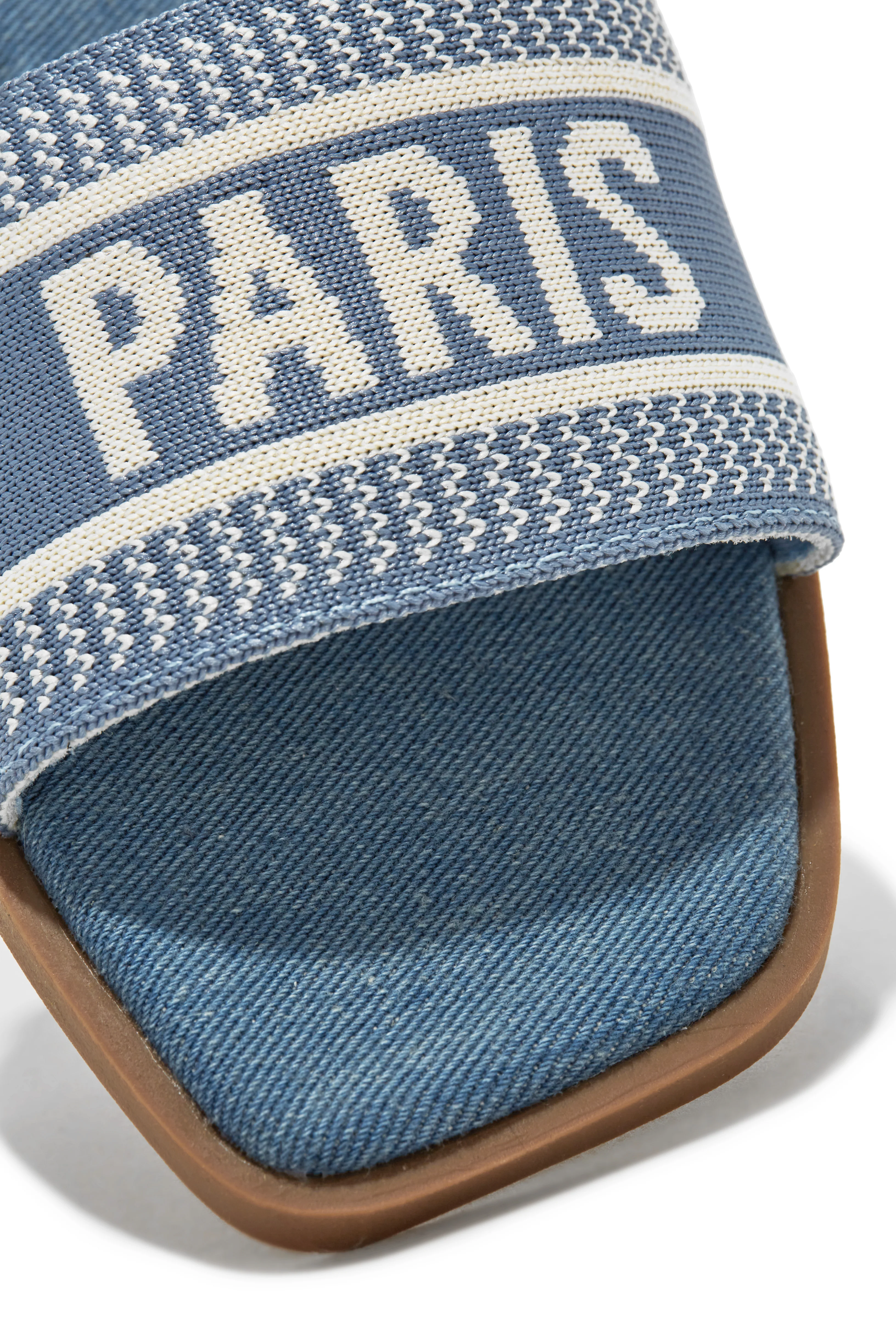 Travel Memories Slip On Sandals - Blue - Image 5