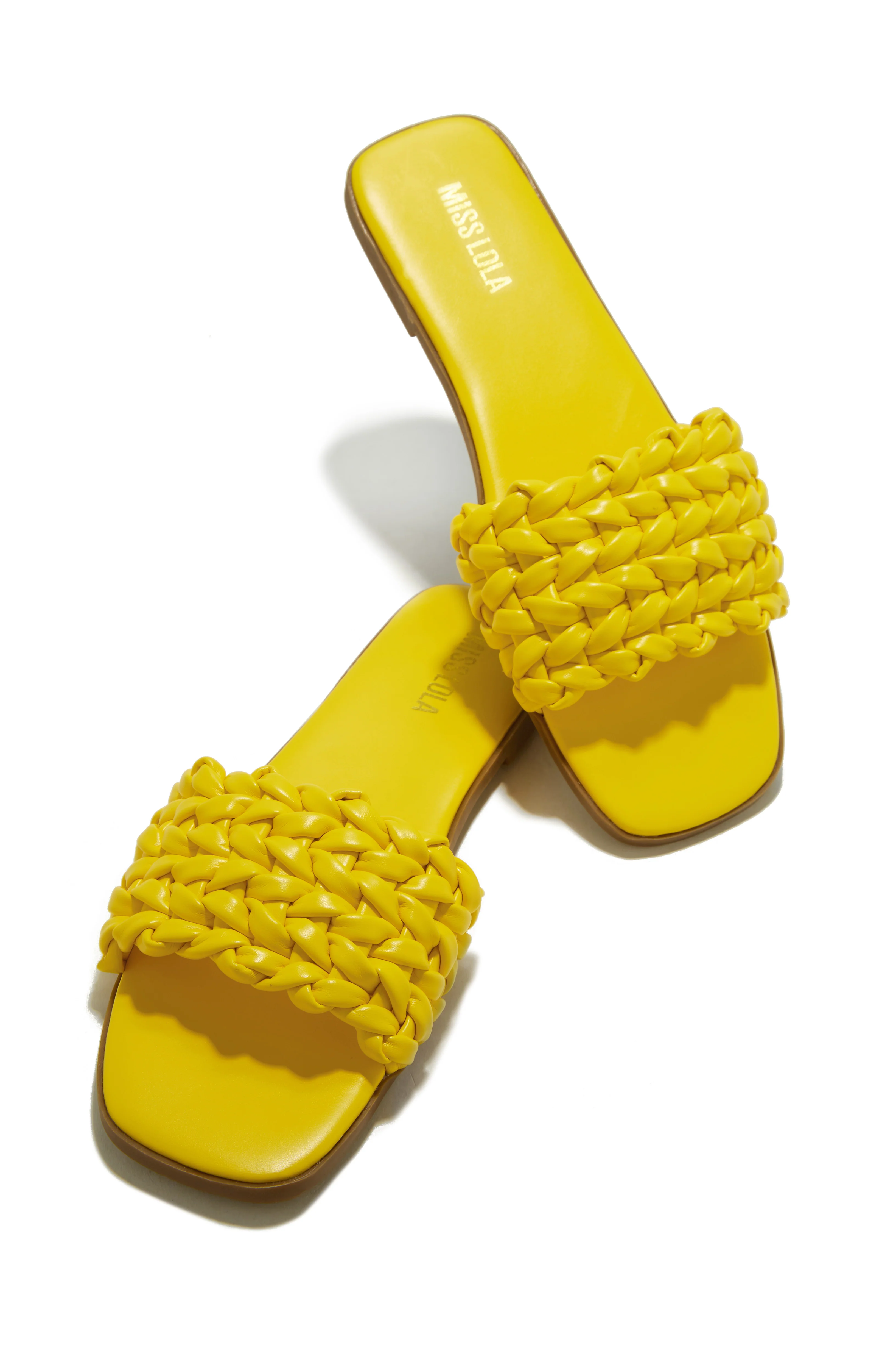 Tulum Sun Slip On Sandals - Yellow - Image 4