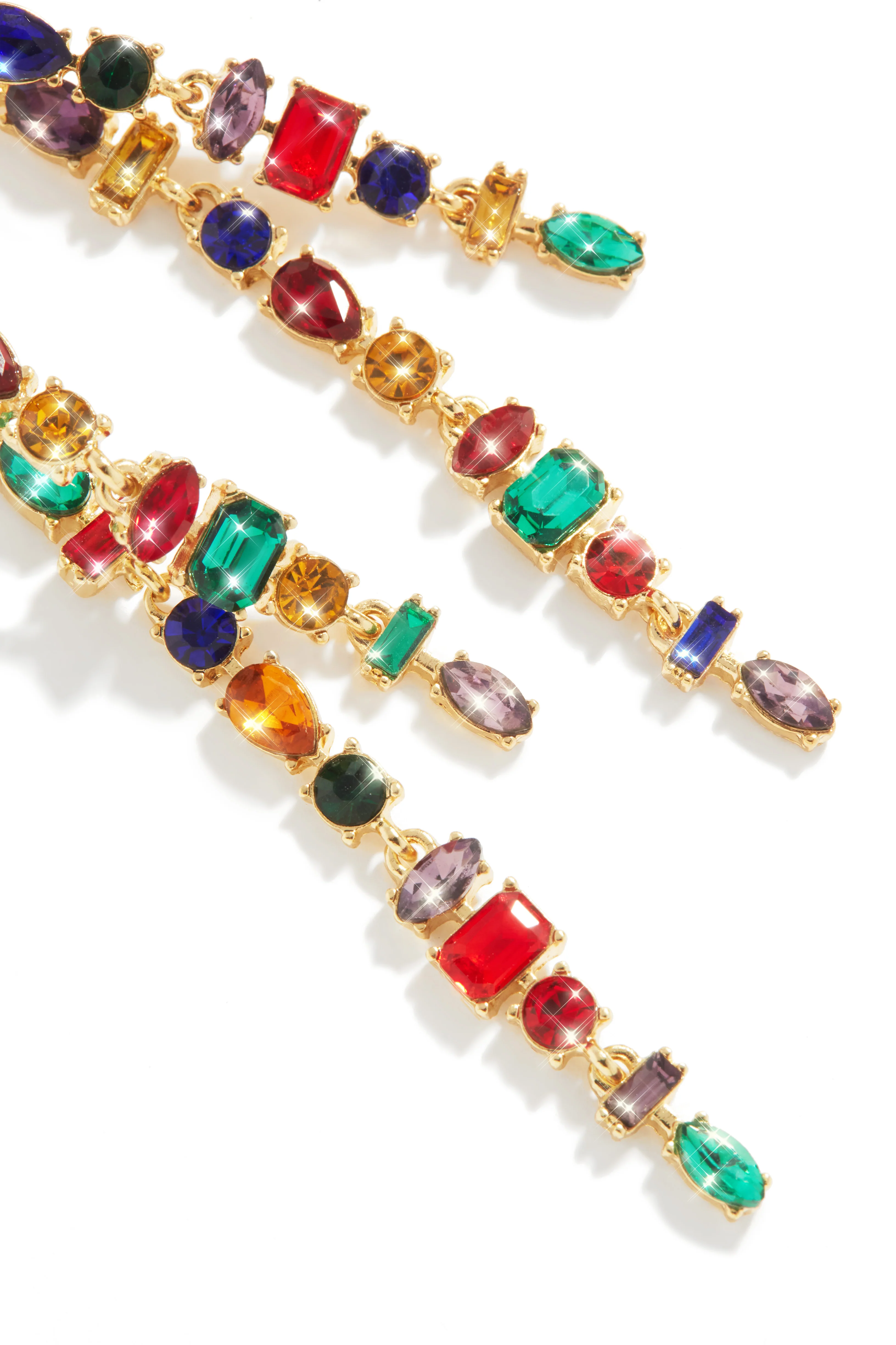 Vico Embellished Dangle Earring - Gold Multi - Image 4