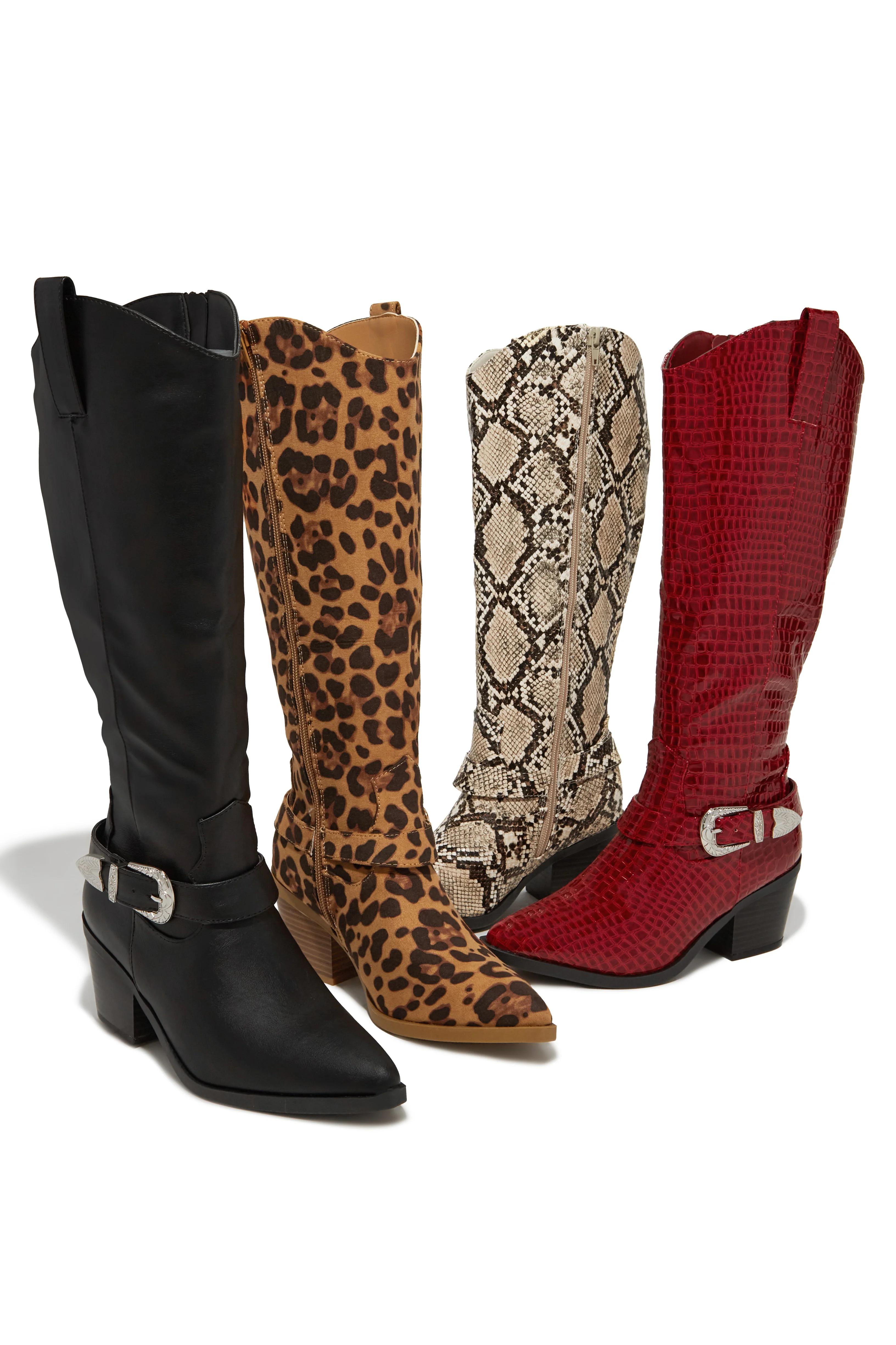 Zelia Western Cowgirl Boots - Snake - Image 6