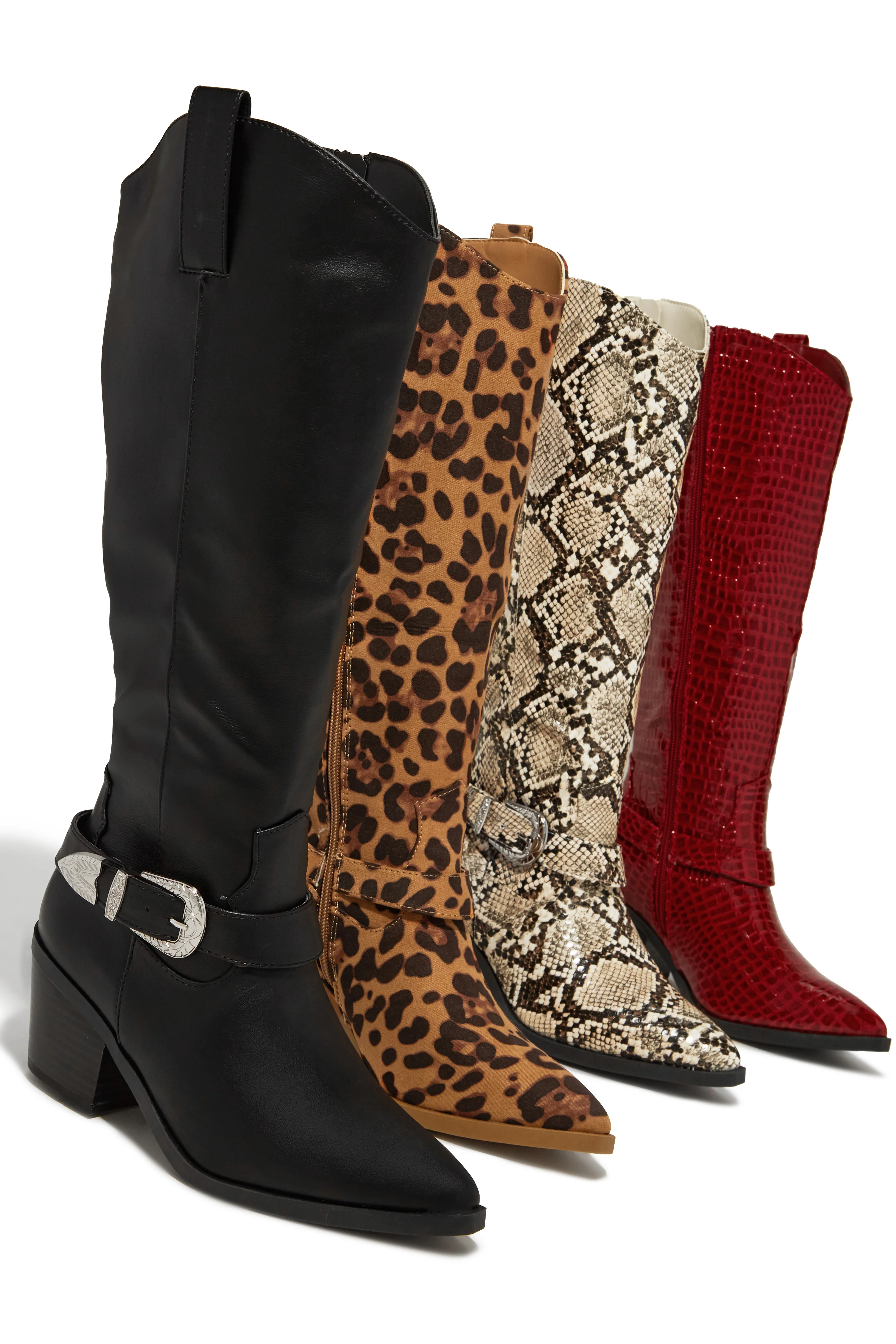 Zelia Western Cowgirl Boots - Snake - Image 7
