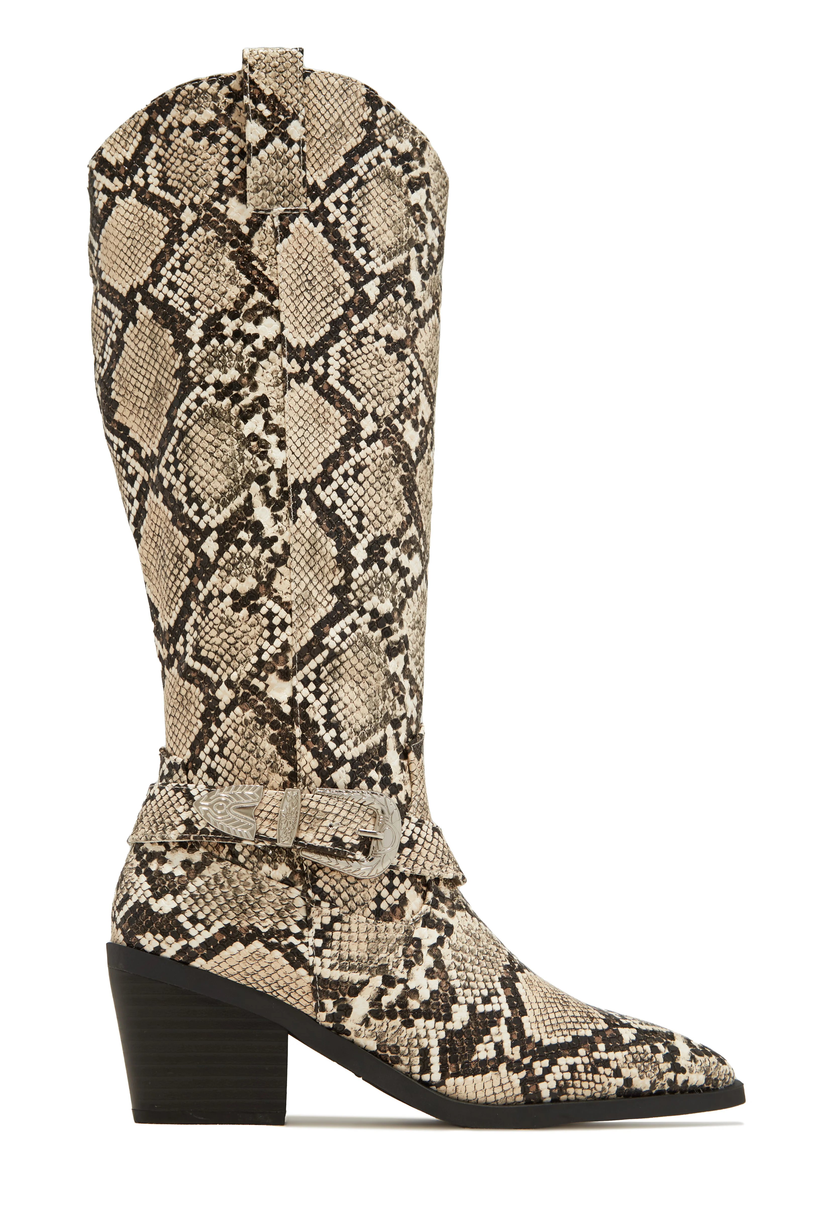Zelia Western Cowgirl Boots - Snake - Image 8