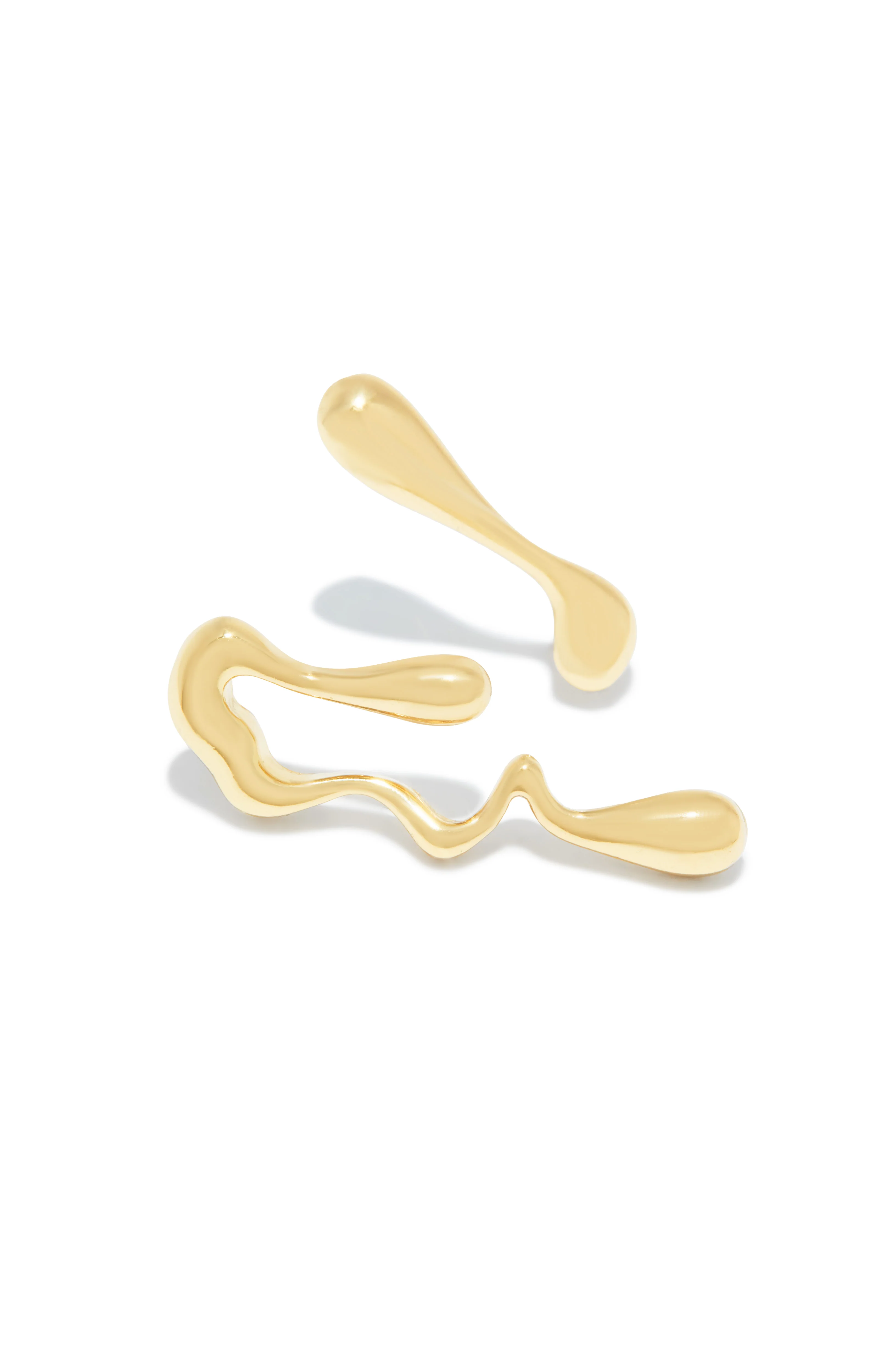 Zeyna Abstract Earring - Gold - Image 3