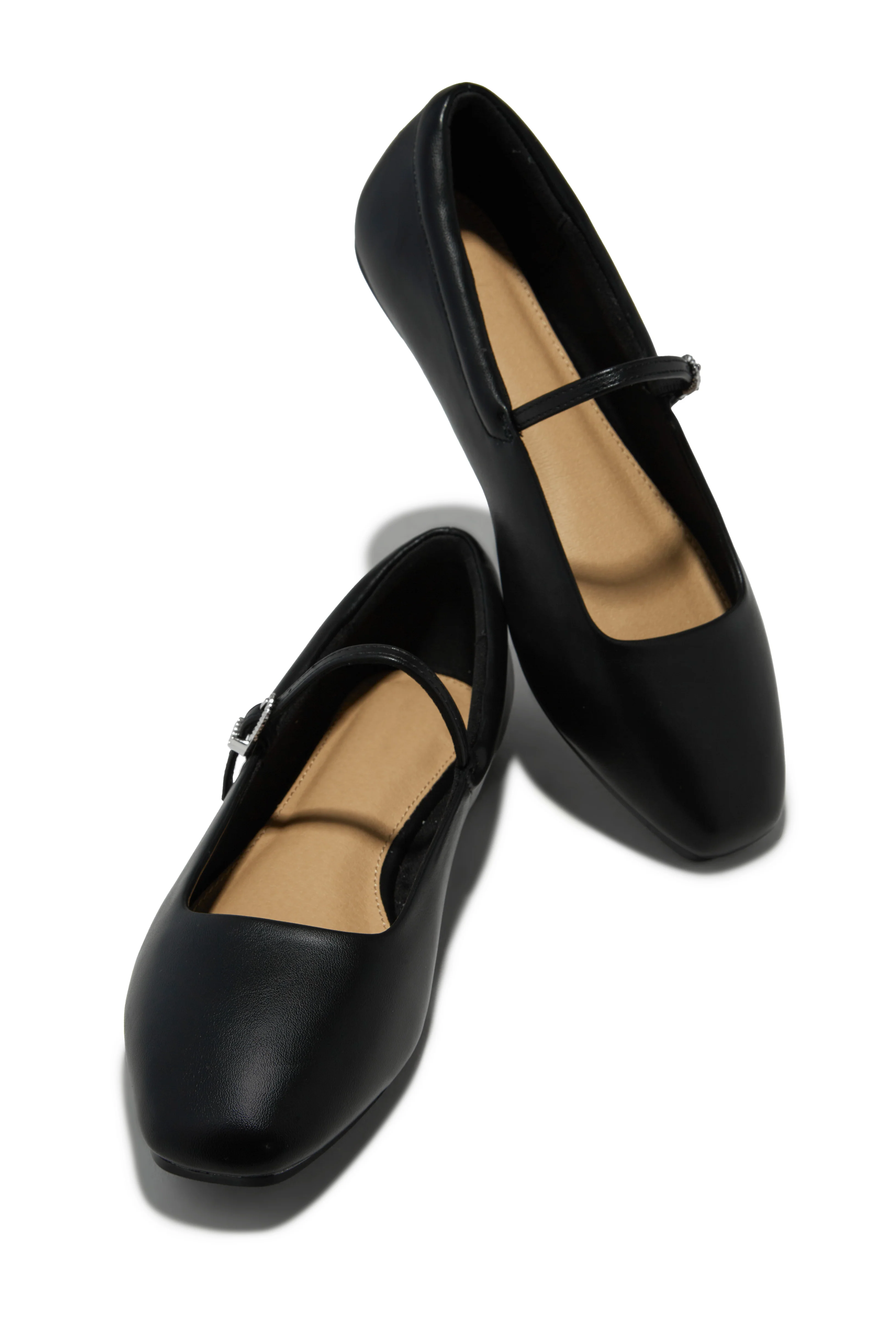 Zoe Flats - Black - Image 3